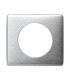PLAQUE ANODISE 1 POSTE ALUMINIUM - Legrand