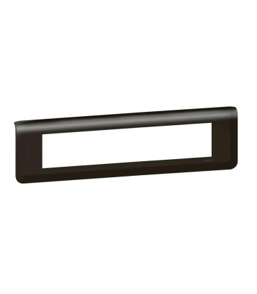 Plaque  de finition Mosaic horizontale 10 modules noir mat