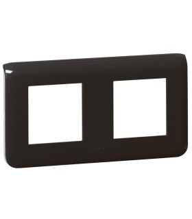 Plaque Mosaic horizontale 2x2 modules noir mat