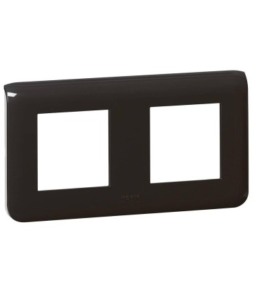 Plaque Mosaic horizontale 2x2 modules noir mat