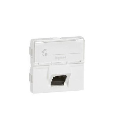 Prise RJ45 Mosaic Catégorie 6 STP 2 Modules 45°