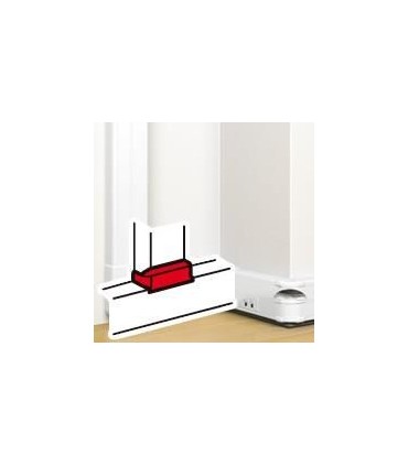 Dérivation plane vers goulotte à clippage direct Mosaic 50x105mm