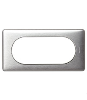 PLAQUE ALU fonction étendue 2 POSTES - Legrand