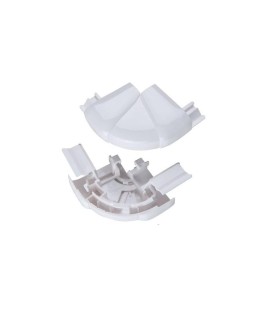 Angle extérieur variable de 85° à 120° pour goulotte Mosaic 50X145