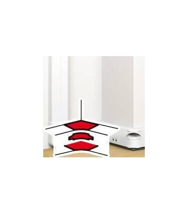 Angle intérieur pour goulotte à clippage direct Mosaic 50x130mm blanc