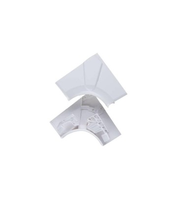 Angle intérieur pour goulotte à clippage direct Mosaic 50x80mm blanc