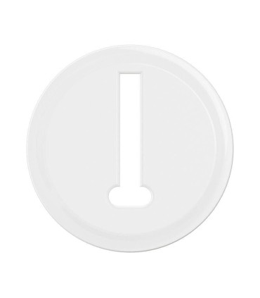 Enjoliveur prise téléphone 8 contacts Céliane - Blanc