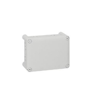 Boîte de dérivation Plexo rectangulaire pour presse-étoupe  dimensions 180x140x86mm gris RAL7035