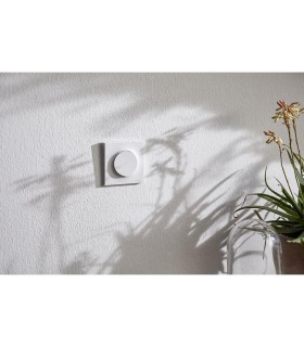 Bouton poussoir Wiser Odace 10A - zigbee - blanc