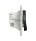 Bouton poussoir Wiser Odace 10A - zigbee - anthracite