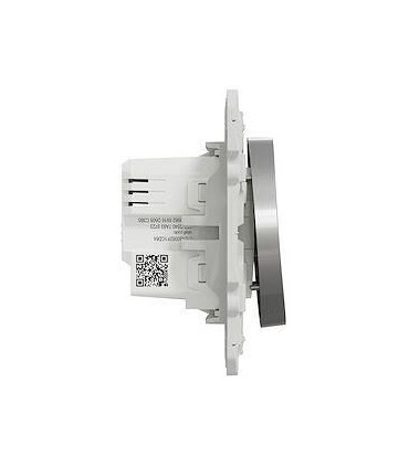 Bouton poussoir Wiser Odace 10A  zigbee - alu