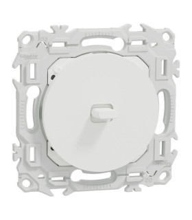 Interrupteur Va-et-vient ou poussoir à levier Odace 2025 blanc