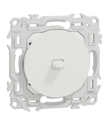 Interrupteur Va-et-vient ou poussoir à levier Odace 2025 blanc