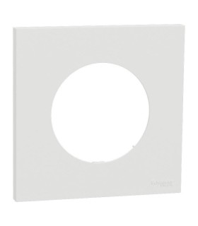 Plaque Odace 2025 Blanc craie 1 poste