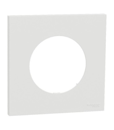 Plaque Odace 2025 Blanc craie 1 poste