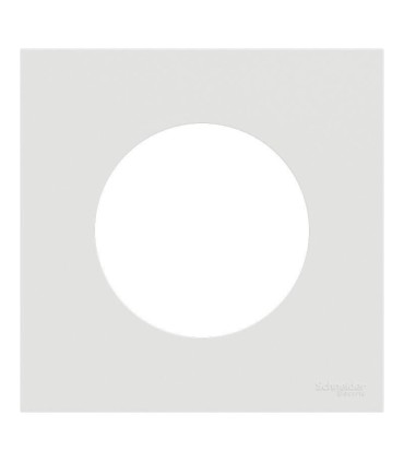 Plaque Odace 2025 Blanc craie 1 poste