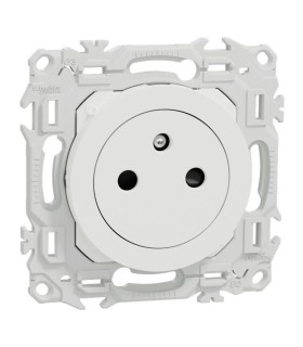 Lot de 108 prises Odace 2025 affleurantes blanches