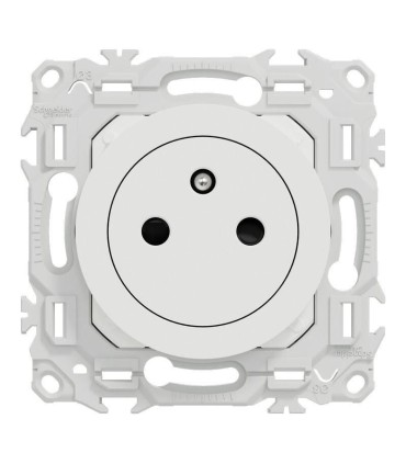 Lot de 108 prises Odace 2025 affleurantes blanches