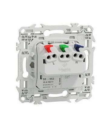 Lot de 108 prises Odace 2025 affleurantes blanches