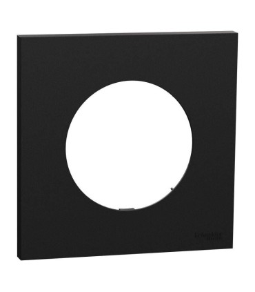 Plaque Odace 2025 Noir Onyx 1 poste