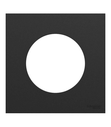 Plaque Odace 2025 Noir Onyx 1 poste