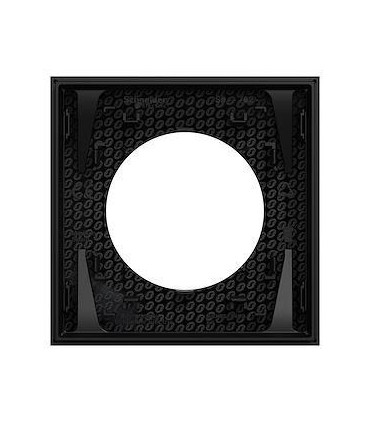 Plaque Odace 2025 Noir Onyx 1 poste