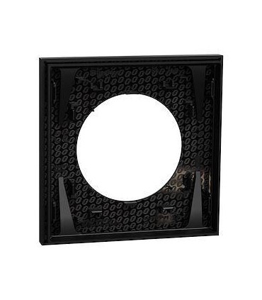 Plaque Odace 2025 Noir Onyx 1 poste