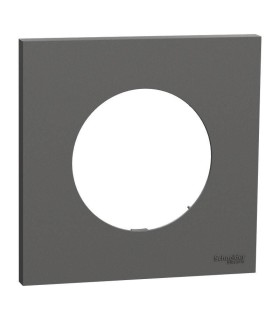 Plaque Odace 2025 Gris basalte 1 poste