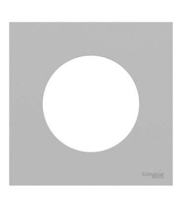 Plaque Odace 2025 Gris galet 1 poste