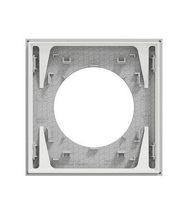 Plaque Odace 2025 Gris galet 1 poste