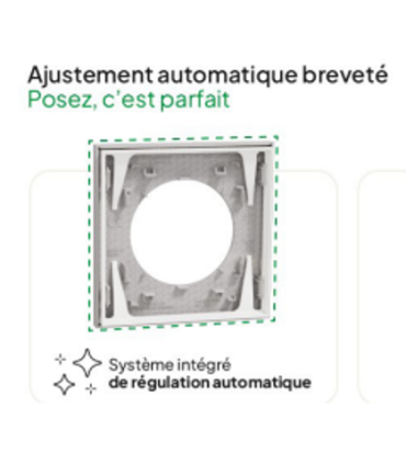 Plaque Odace 2025 Beige sable 1 poste