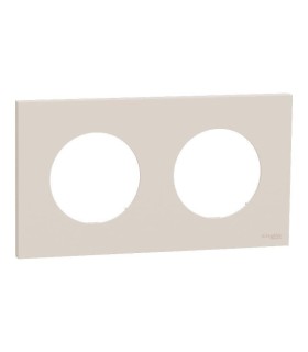 Plaque Odace 2025 Beige sable 2 postes