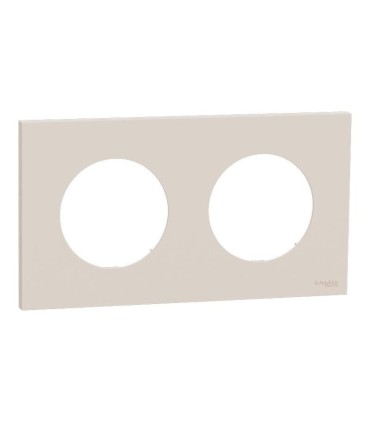 Plaque Odace 2025 Beige sable 2 postes