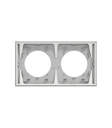 Plaque Odace 2025 Gris galet 2 postes