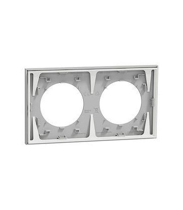 Plaque Odace 2025 Gris galet 2 postes