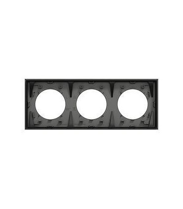 Plaque Odace 2025 Gris basalte 3 postes