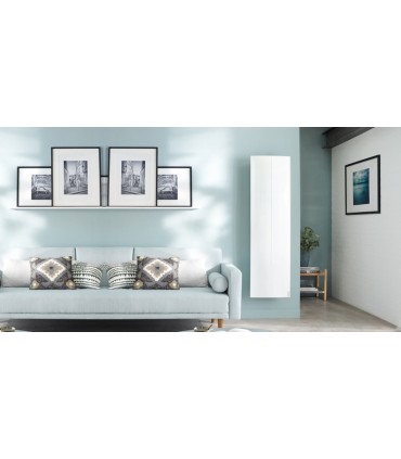 Radiateur chaleur douce Sokio Atlantic vertical 1000W Blanc