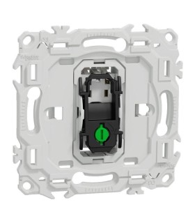 Mécanisme et support interrupteur Va-et-vient ou poussoir à levier Odace 2025