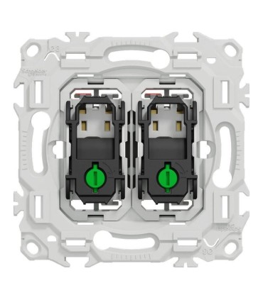 Mécanisme double va-et-vient ou poussoir Odace 2025 avec support