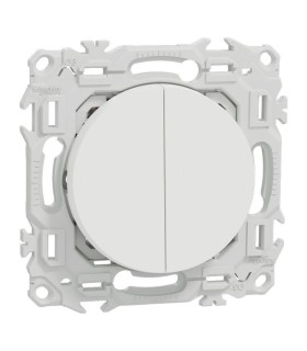 Odace 2025 Lot de 108 inter V&V Poussoirs doubles blancs