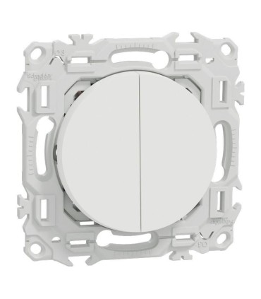 Odace 2025 Lot de 108 inter V&V Poussoirs doubles blancs