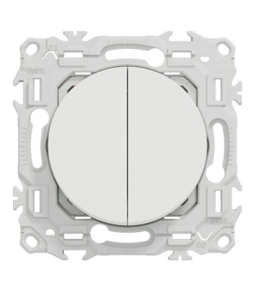 Odace 2025 Lot de 108 inter V&V Poussoirs doubles blancs