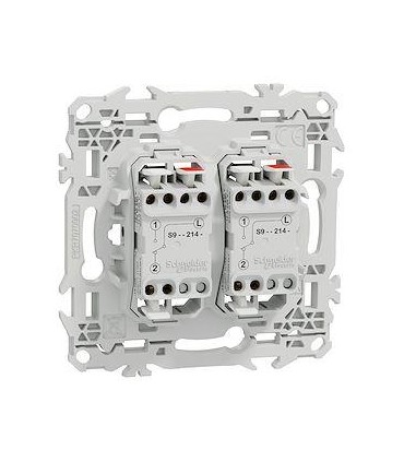 Odace 2025 Lot de 108 inter V&V Poussoirs doubles blancs