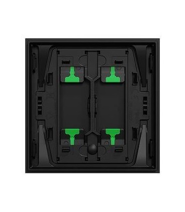 Odace 2025 Enjoliveur intégral 1 poste pour commande double noir