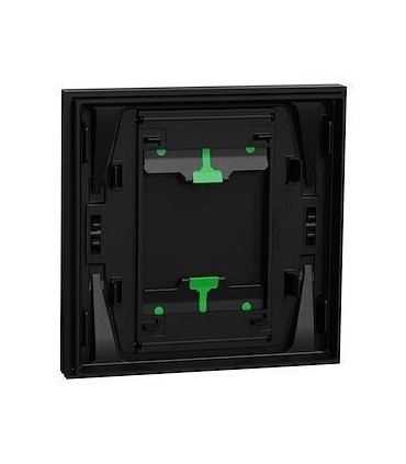 Odace 2025 Enjoliveur intégral noir 1poste pour va-et-vient ou poussoir