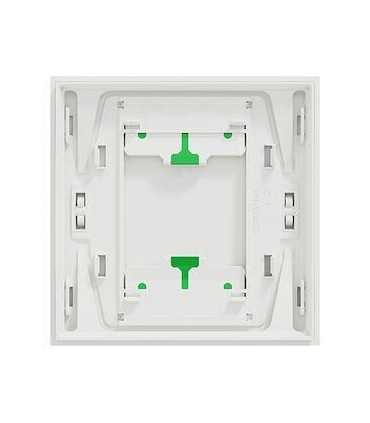 Enjoliveur intégral Odace2025  1 poste pour va-et-vient ou poussoir  blanc