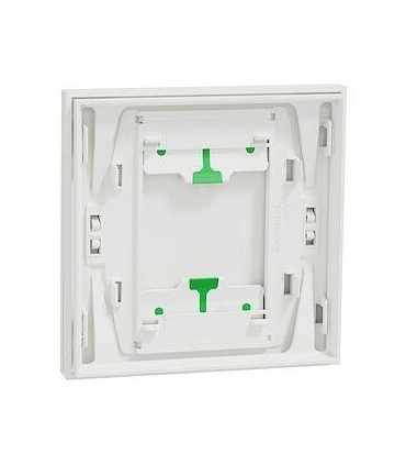 Enjoliveur intégral Odace2025  1 poste pour va-et-vient ou poussoir  blanc