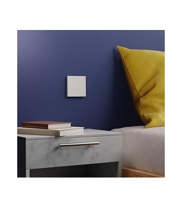 Enjoliveur intégral Odace2025  1 poste pour va-et-vient ou poussoir  blanc