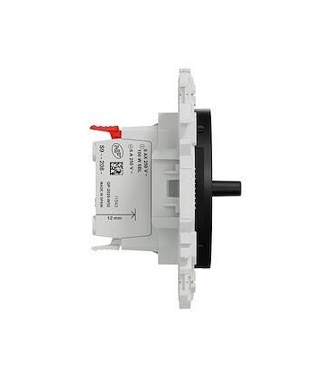 Commande volets roulants Odace 2025 (Inter ou BP) à levier - noir