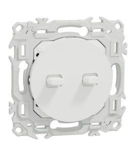 Odace 2025 Commande double à levier blanc